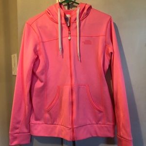 North face zip up hoodie